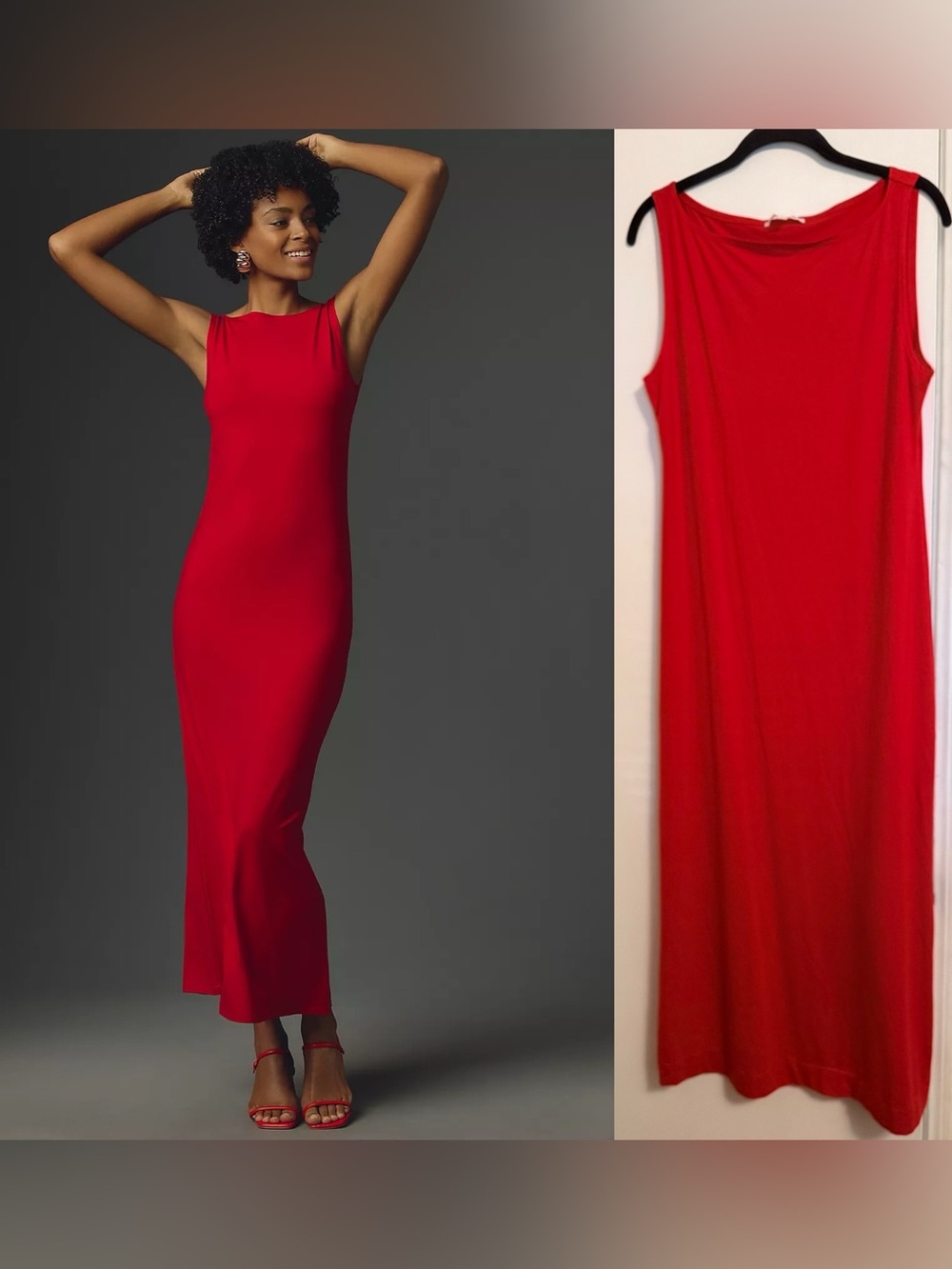 Reformation Raine Sleeveless Knit Maxi Dress